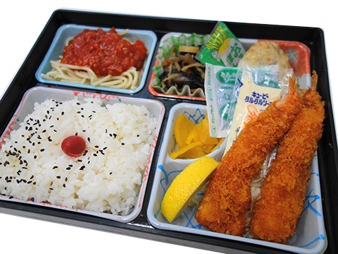 昼膳(海老フライ御膳)