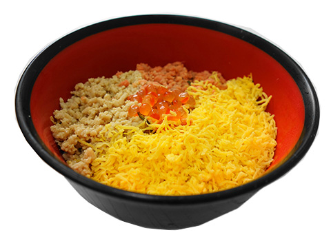 昼膳(親子そぼろ丼)